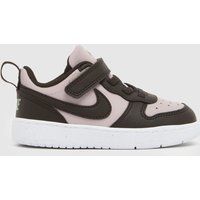 Nike Brown Multi Court Borough Low Girls Toddler Trainers