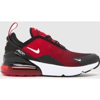 Nike Red Air Max 270 Boys Junior Trainers