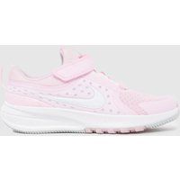 Nike Pale Pink Star Runner 5 Girls Junior Trainers