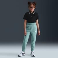 Nike Sportswear Club Fleece Older Kids' (Girls') High-Waisted Fitted Trousers - Green - Cotton/Polyester