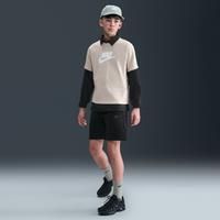 Nike Sportswear Tech Fleece Older Kids' (Boys') Shorts - Black - Cotton/Polyester