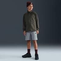 Nike Sportswear Tech Fleece Older Kids' (Boys') Shorts - Grey - Cotton/Polyester