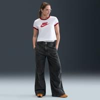 Nike Sportswear Women's Denim Woven Trousers - Black - Cotton