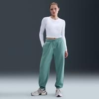 Nike Sportswear Phoenix Fleece Women's High-Waisted Oversized Tracksuit Bottoms - Green - Cotton/Polyester