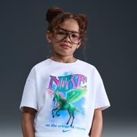 Nike Sportswear Older Kids' (Girls') T-Shirt - White - Cotton