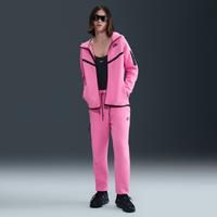 Nike Sportswear Tech Fleece Women's Mid-Rise Joggers - Pink - Cotton/Polyester