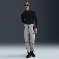 Nike Tech Men's Woven Open-Hem Trousers - Grey - Nylon/Elastane