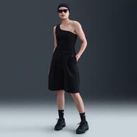 Nike Sportswear Modern Fleece Women's Mid-Rise Loose Shorts - Black - Modal/Polyester