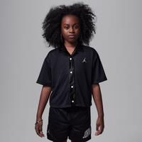 Nike Jordan Dri-FIT Training Camp Older Kids' Jumpman Mesh Top - Black - Polyester