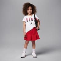 Nike Jordan Younger Kids' 2-Piece Pleated Skort Set - Red - Cotton/Polyester