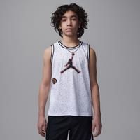 Nike Jordan Big Kids' Playoff Speckle Jersey - White - /Polyester