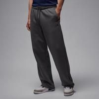 Nike Jordan Brooklyn Fleece Men's Oversized Open-Hem Trousers - Grey - Cotton/Polyester
