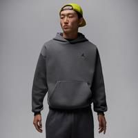 Nike Jordan Brooklyn Fleece Men's Oversized Pullover Hoodie - Grey - Cotton/Polyester