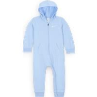 Nike Essentials Hooded Overalls Baby Overalls - Blue - Cotton
