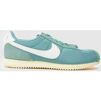 Nike Light Green Cortez TXT Youth Trainers