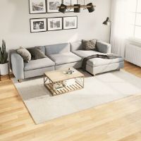 Ebern Designs Canora Grey Rug OVIEDO Short Pile Beige Diameter 120 Cm Beige Rectangle 200 x 280cm