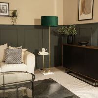 Fairmont Park Replogle Floor Lamp Green/Gold