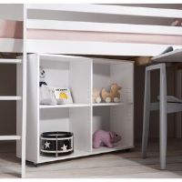 Isabelle & Max White 86cm H X 73cm W X 30cm D