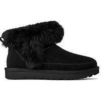 UGG Classic Ultra Mini Chalet Boots in Black