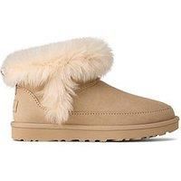 UGG Classic Ultra Mini Chalet Boots in Beige