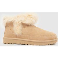 UGG Classic Ultra Mini Chalet Boots in Beige