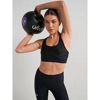 Under Armour womens Crossback Mid Print SHIRT (pack of 1), BLACK, L-XL