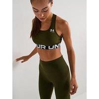 Under Armour Womens Training Heatgear Mid Support Sports Bra - Green