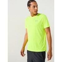 Under Armour Men/'s Launch Short Sleeve, Soft and Lightweight Men/'s T-Shirt, Essential Running Top with Reflective Detailing for Visibility,High Vis Yellow / / Reflective,LG