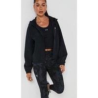 Under Armour Womens Training Rival Woven Hooded Jacket - Black