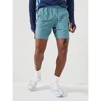 Under Armour Men/'s Launch 7in Shorts, Lightweight and Fast-Drying Running Shorts, Men/'s Gym Gear with Breathable Design and Pockets,Jasper Blue/Black/Reflective,SM