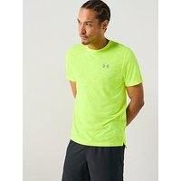 Under Armour Men/'s Launch Camo Short Sleeve, Soft and Lightweight Men/'s T-Shirt with Side-Vent Hem, Comfortable Gym Top for Workouts,High Vis Yellow / / Reflective,XXL