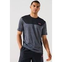 Under Armour Colour Block Short Sleeve Training - Black