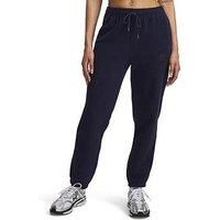 Under Armour Womens Training Icon Terry Varsity Joggers - Navy