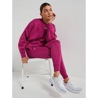 Under Armour Womens Training Rival Fleece Joggers - Pink