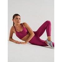 Under Armour Women/'s Infinity Mid Impact Sports Bra, (659) Fuchsia Dusk / / Dark Maroon, (Large) A/C