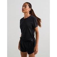 Under Armour Womens Running Launch Jacquard T-Shirt - Black