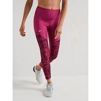 Under Armour Womens Tech Print Panel Ankle Leg, MD SHIRT (pack of 1), PINK, M/L