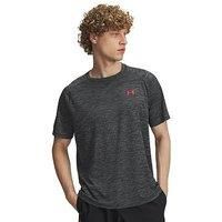 Under Armour Mens UA Tech 2.0 Short Sleeve Black XL