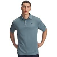 Under Armour Men/'s Tech Polo, Lightweight, Fast-Drying and Breathable Men/'s Top, Casual Polo Shirt with 3-Button Placket and Collar,Jasper Blue / / Pitch Gray,XL