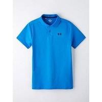 Under Armour Junior Boys Performance Polo Shirt UA Kids Golf Short Sleeve