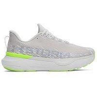 Under Armour Unisex Infinite Pro 2 Storm Running Shoes Neutral Distant Gray/Mod Gray/Hyper Green - Grey 38.5