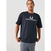 Under Armour HWT U Logo Short Sleeve T-Shirt M Black