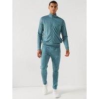 Under Armour Men's Rival Knit Tracksuit, Green