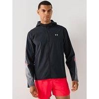Under Armour Men's Velociti Storm Hooded Jacket, Black