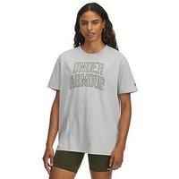 Under Armour Womens Rival Os Campus Crew Sweater Mod Grey/Heather 14
