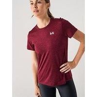 Under Armour Womens Training Tech Twist T-Shirt - Burgundy