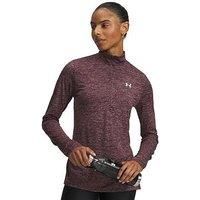 Under Armour Tech Twist Half Zip Sweatshirt XS Purple