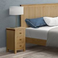 ClassicLiving 3 DRAWER BEDSIDE Beige 58cm H X 34cm W X 35cm D