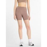 New Balance Womens Training Harmony High Rise 6Inch Bike Shorts - Brown