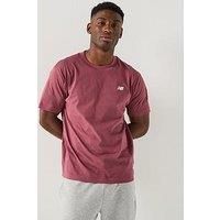 New Balance Mens Sports Essentials Cotton T-Shirt - Burgundy